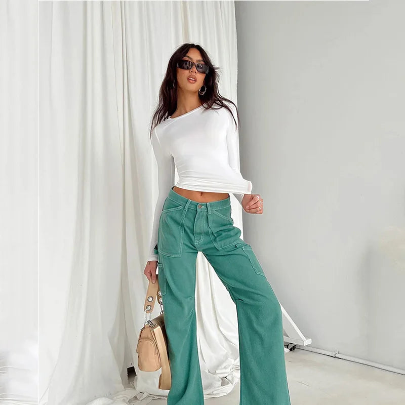 Women's Soft Stretch Slim Fit Long Sleeve Tee