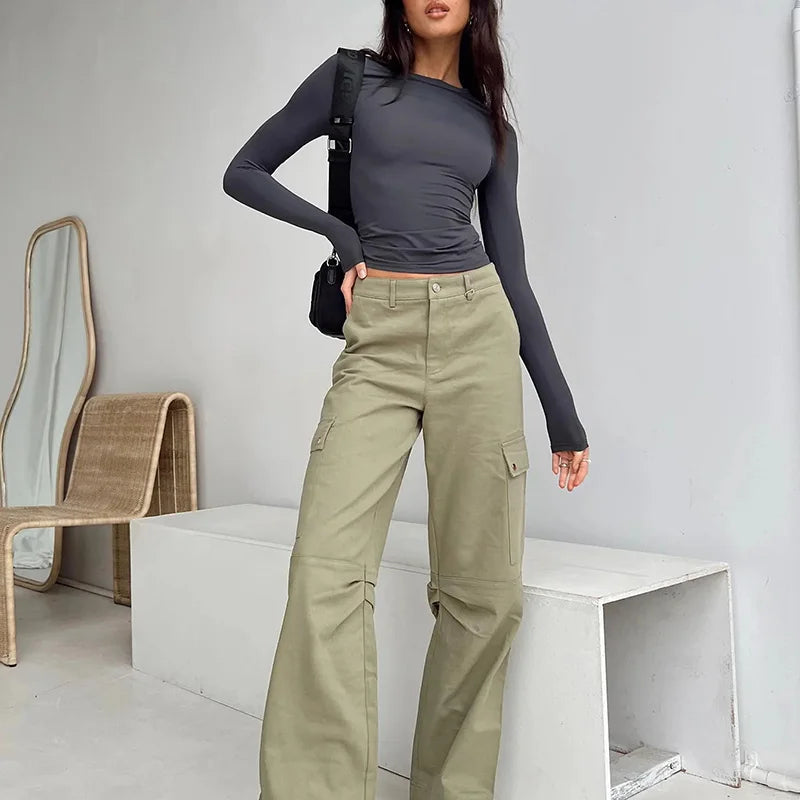 Women's Soft Stretch Slim Fit Long Sleeve Tee