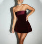Backless Off-Shoulder Tube Dress