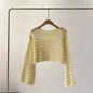 Crochet Knit Beach Cover-Up Top