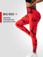 High-Waist Tie-Dye Seamless Leggings - Sculpt & Stretch