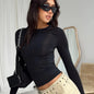 Women's Soft Stretch Slim Fit Long Sleeve Tee