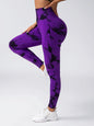 High-Waist Tie-Dye Seamless Leggings - Sculpt & Stretch