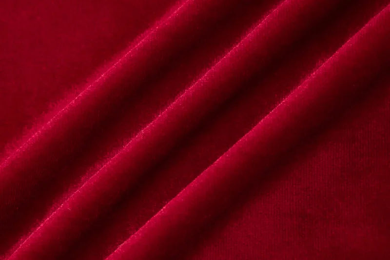 Evening Luxe Velvet Dress - Asymmetrical Cut