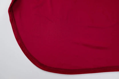 Evening Luxe Velvet Dress - Asymmetrical Cut