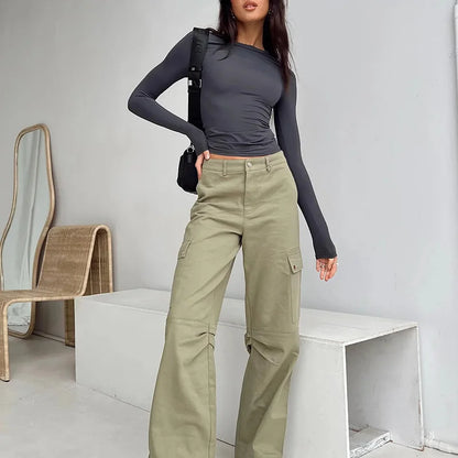 Women's Soft Stretch Slim Fit Long Sleeve Tee