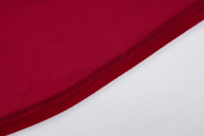 Evening Luxe Velvet Dress - Asymmetrical Cut